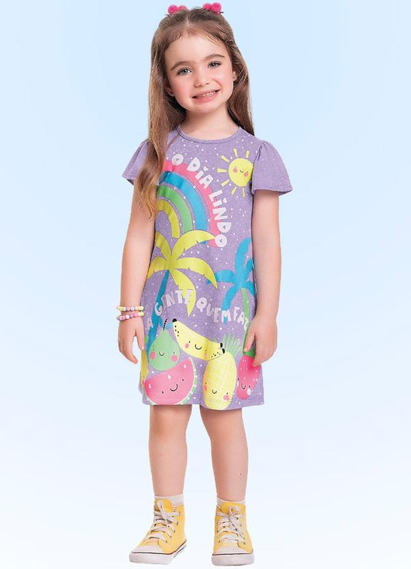 Fakini Kids - Vestido Roxo