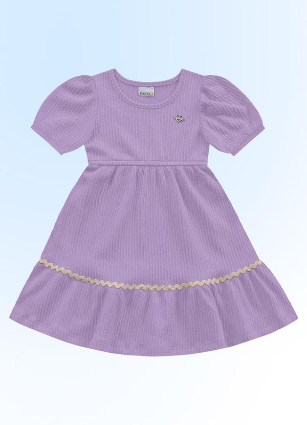Fakini Kids - Vestido Roxo