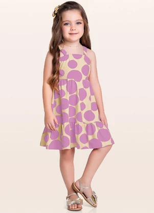 Fakini Kids - Vestido Roxo - FAKINI KIDS
