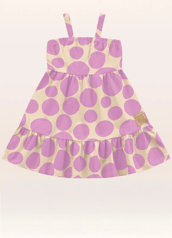 Fakini Kids - Vestido Roxo 3