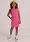 Tink Bink - Vestido sem Manga Midi Rosa - variação: Rosa