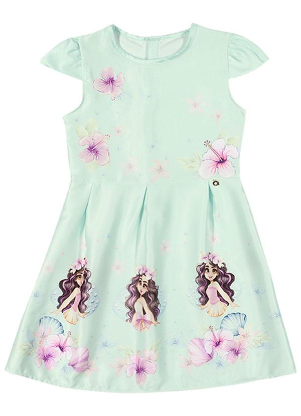 Outlet - Vestido Sonhos de Verão Menina Verde