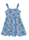 Malwee Kids - Vestido Stitch® Curto Godê Rosa - variação: Azul