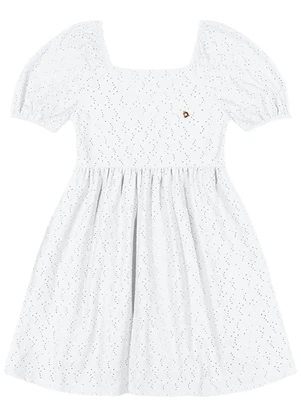 Outlet - Vestido Summer Girly Menina Branco - OUTLET