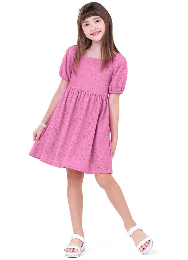 Alenice - Vestido Summer Girly Menina Rosa