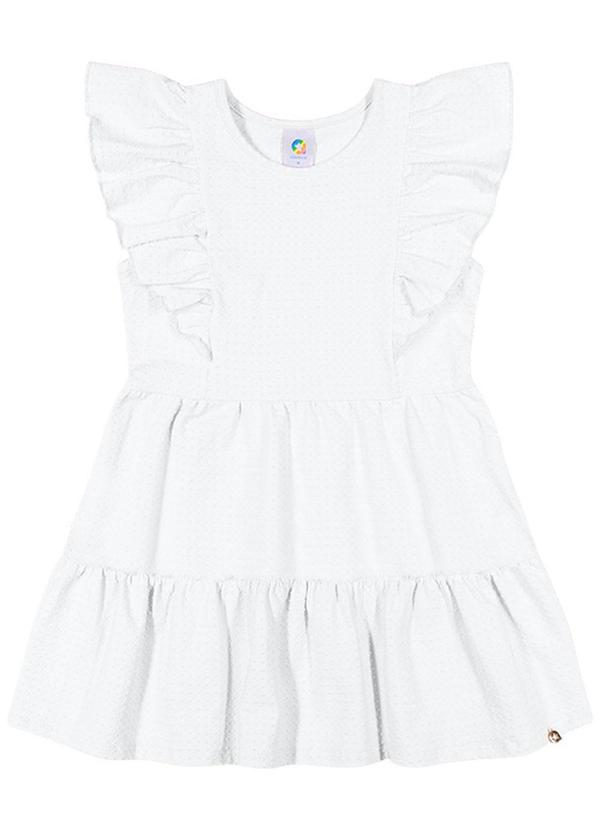 Alenice - Vestido Sweeties Menina Branco