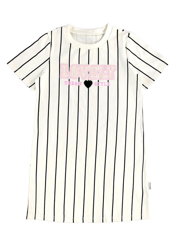 Malwee Kids - Vestido T-Shirt Lovely Off White 2