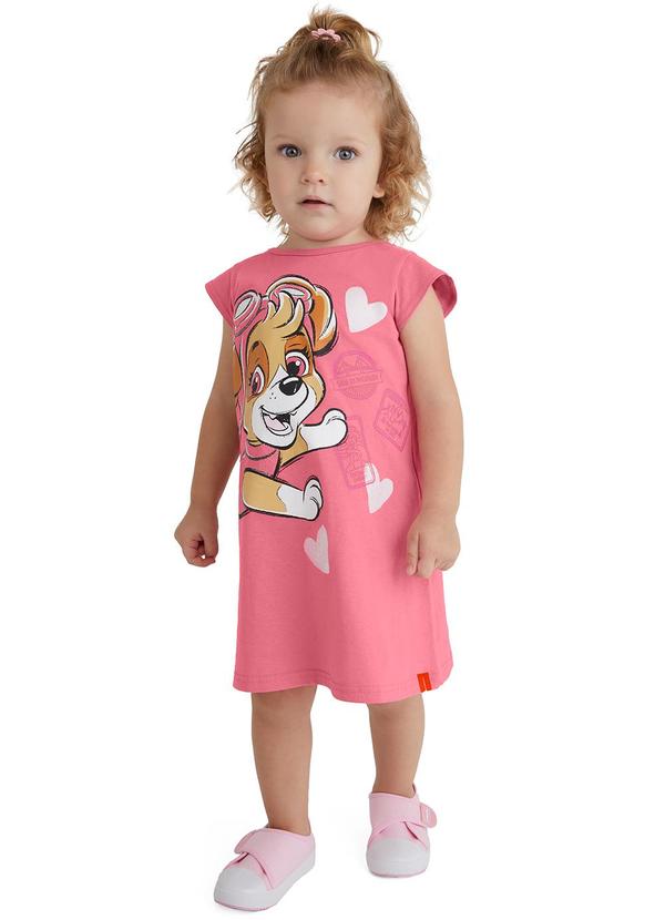Malwee Kids - Vestido T-Shirt Skye Rosê