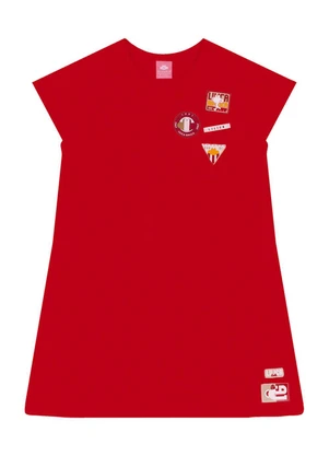 Lilica Ripilica - Vestido T-Shirt Vermelho - LILICA RIPILICA