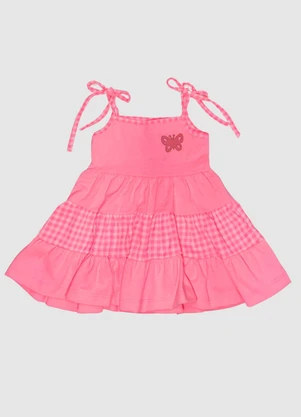 Turminha - Vestido Três Marias Rosa - TURMINHA
