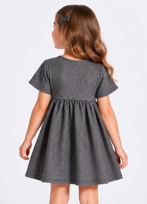 Select - Vestido Verão em Sarto Tecido Cinza - SELECT