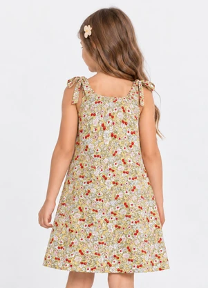 Select - Vestido Verão Infantil Feminino Amarelo - SELECT