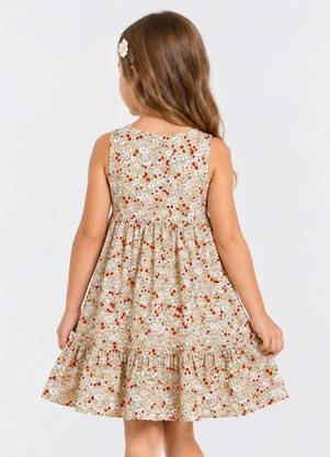 Select - Vestido Verão Infantil Feminino Amarelo - SELECT