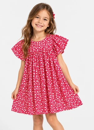 Select - Vestido Verão Infantil Feminino Rosa - SELECT