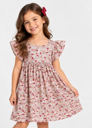 Select - Vestido Verão Infantil Feminino Rosa - SELECT