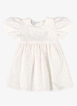 Trick Nick - Vestido Verão Menina com Plaquinha Bege - TRICK NICK