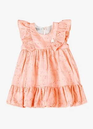 Trick Nick - Vestido Verão Menina com Plaquinha Rosa - TRICK NICK