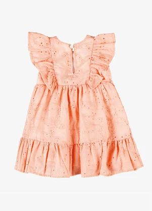 Trick Nick - Vestido Verão Menina com Plaquinha Rosa - TRICK NICK