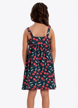 Rovi Kids - Vestido Verão Menina de Alças Azul - ROVI KIDS