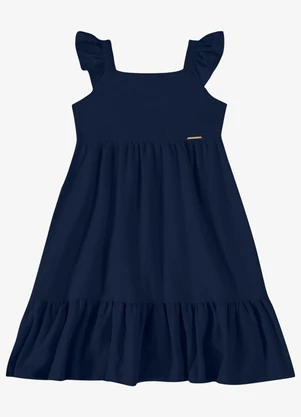 Rovi Kids - Vestido Verão Menina de Alças Azul - ROVI KIDS