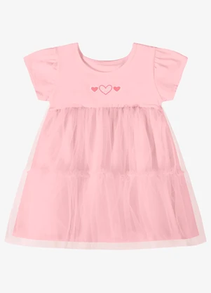Rovi Kids - Vestido Verão Menina Estampa com Strass Rosa - ROVI KIDS