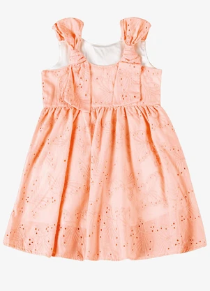 Trick Nick - Vestido Verão Menina Midi com Plaquinha Rosa - TRICK NICK