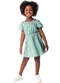 Malwee Kids - Vestido Verde Água Evasê Curto Menina - variação: Verde Água
