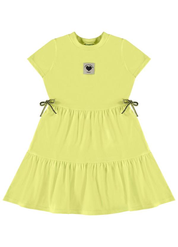 Malwee Kids - Vestido Verde Limão Curto Marias 2