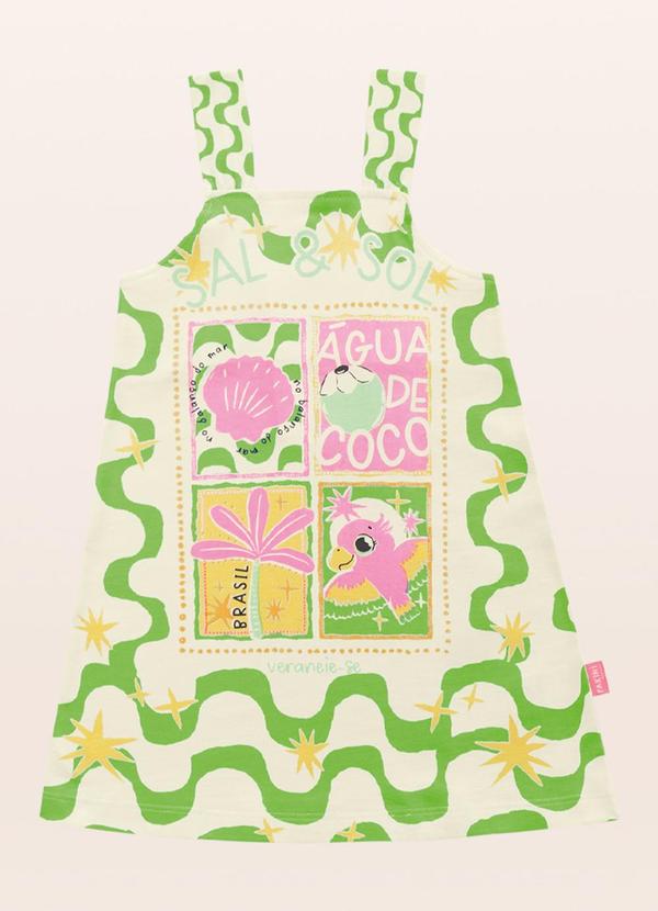Fakini Kids - Vestido Verde