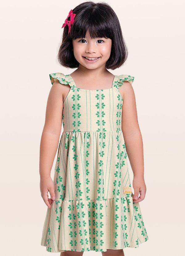 Fakini Kids - Vestido Verde