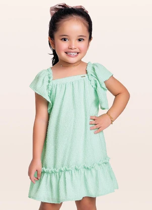 Fakini Kids - Vestido Verde - FAKINI KIDS