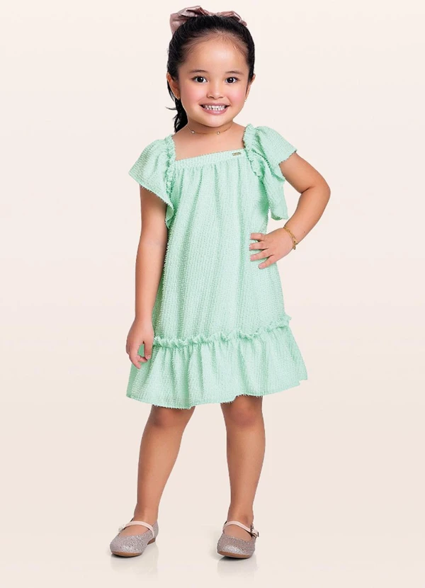 Fakini Kids - Vestido Verde 2
