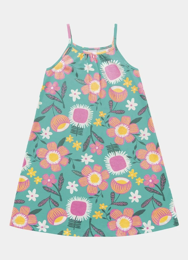 Fakini Kids - Vestido Verde 3