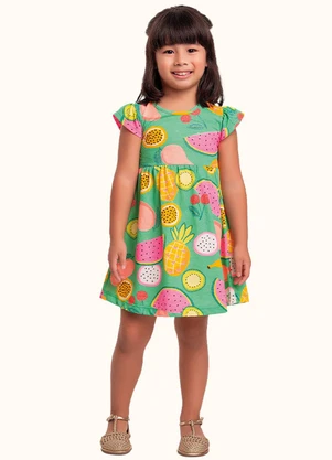 Fakini Kids - Vestido Verde - FAKINI KIDS