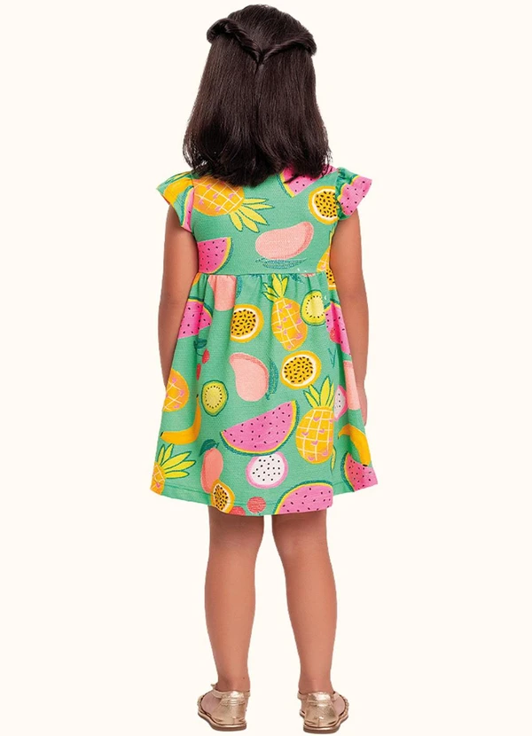 Fakini Kids - Vestido Verde 2