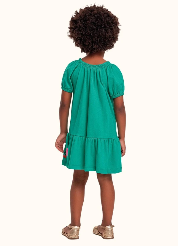 Fakini Kids - Vestido Verde 2