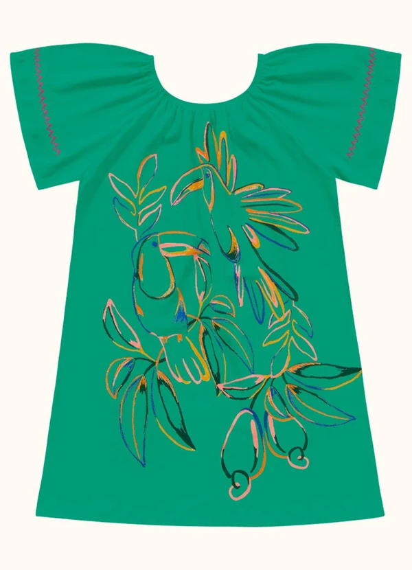 Fakini Kids - Vestido Verde