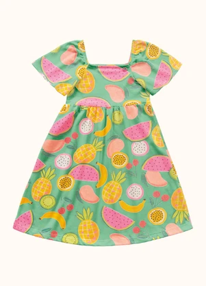 Fakini Kids - Vestido Verde - FAKINI KIDS