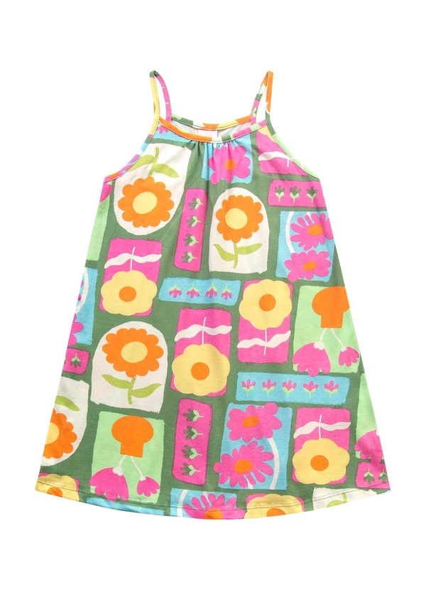 Fakini Kids - Vestido Verde