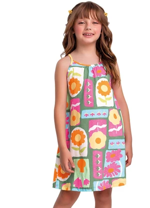Fakini Kids - Vestido Verde - FAKINI KIDS