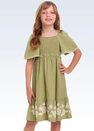 Fakini Kids - Vestido Verde - FAKINI KIDS