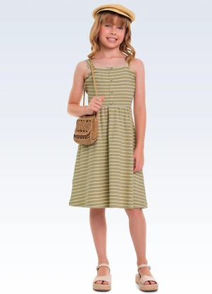 Fakini Kids - Vestido Verde - FAKINI KIDS