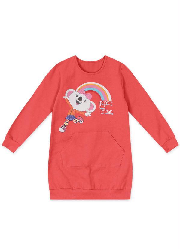 Lilica Ripilica - Vestido Vermelho Menina Mundo Ripilica