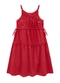 Carinhoso - Vestido Vermelho Midi em Laíse - variação: Vermelho
