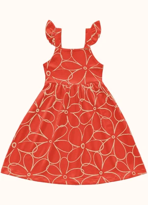 Fakini Kids - Vestido Vermelho - FAKINI KIDS