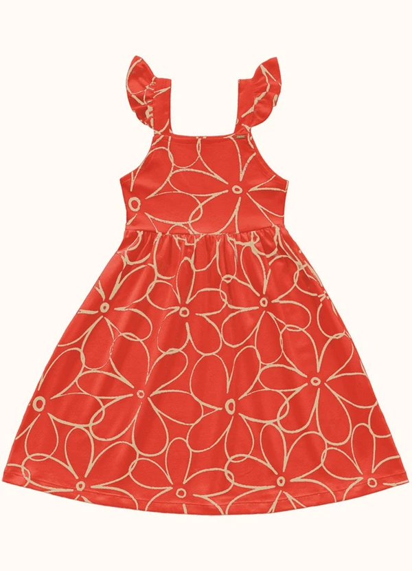 Fakini Kids - Vestido Vermelho