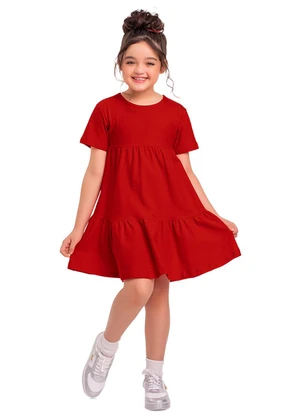 Fakini Kids - Vestido Vermelho - FAKINI KIDS