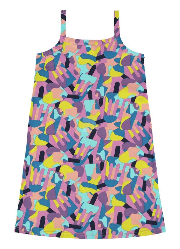 Malwee Kids - Vestido Violeta Evasê Picolés