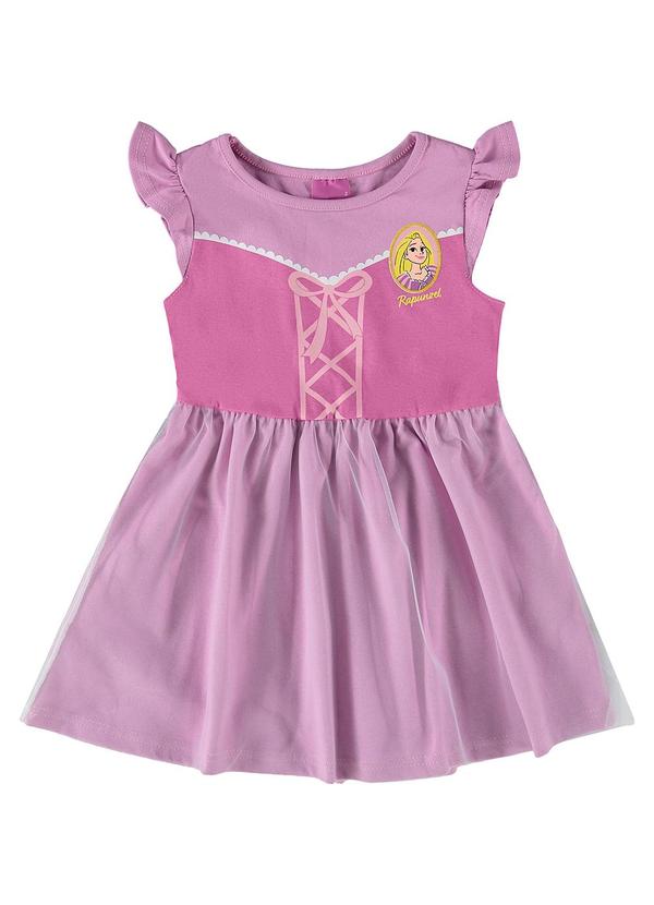 Malwee Kids - Vestido Violeta Godê Princesa Aurora®