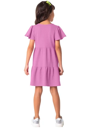 Malwee Kids - Vestido Violeta Marias em Anarruga - MALWEE KIDS
